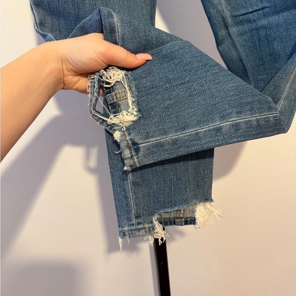 Abercrombie & Fitch Blue Skinny High Rise Jeans Size 24 - Picture 4 of 4